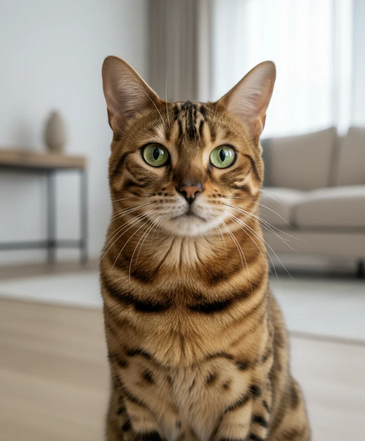 propreté du chat bengal