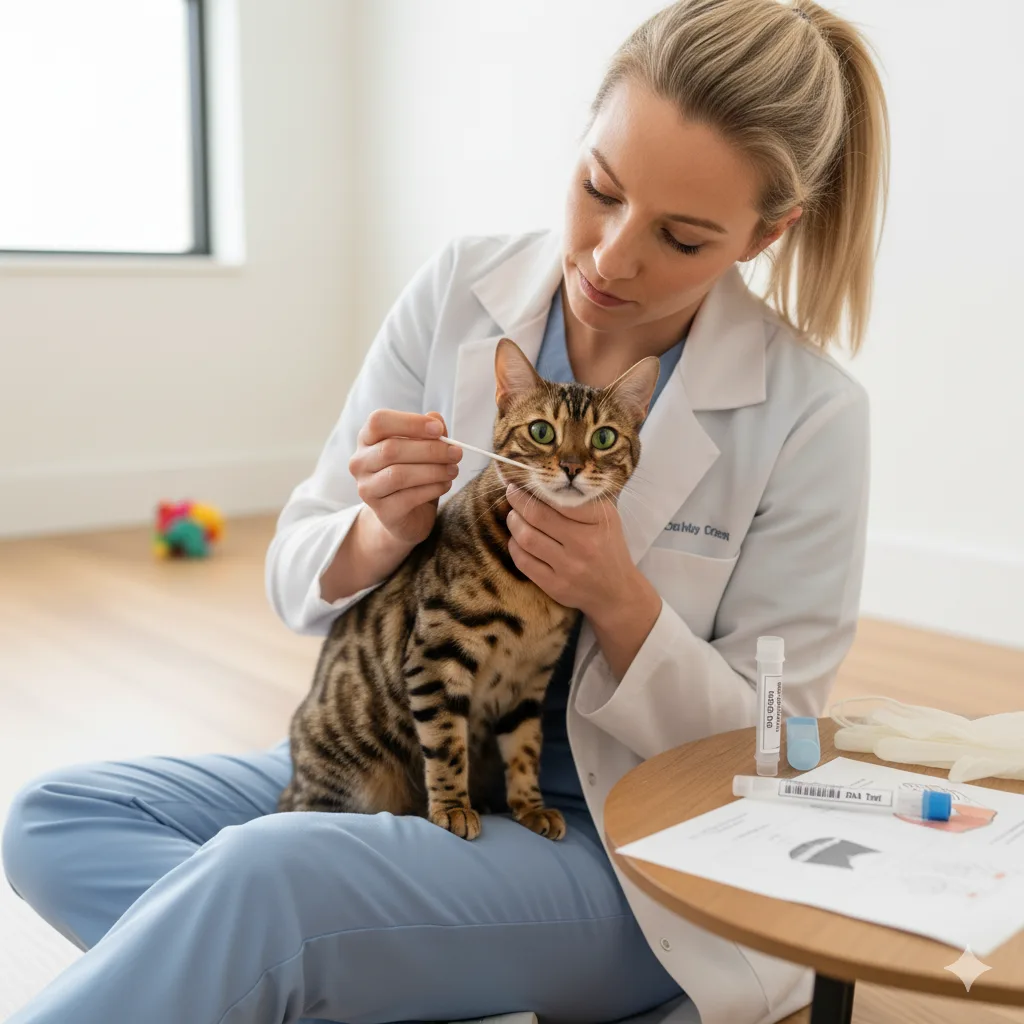 test à faire par un élevage de chat bengal