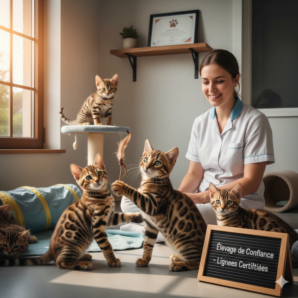 Elevage chat bengal