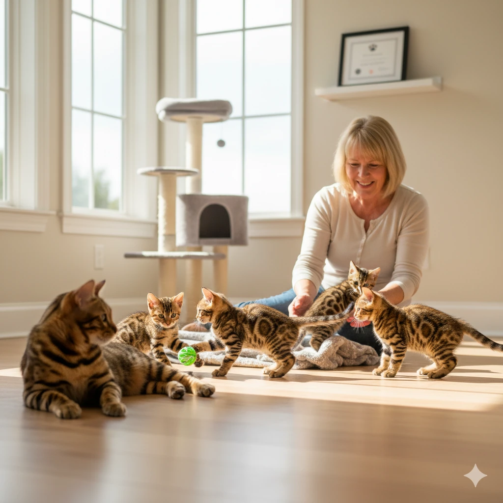 trouver un bon élevage de chats bengal