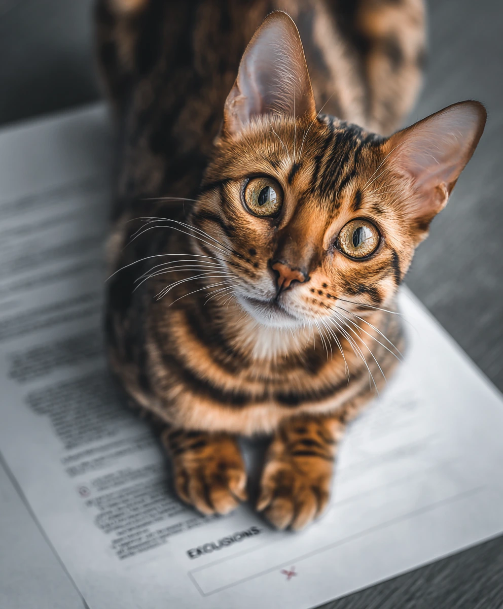 assurance chat bengal les exclusions et délais de carences